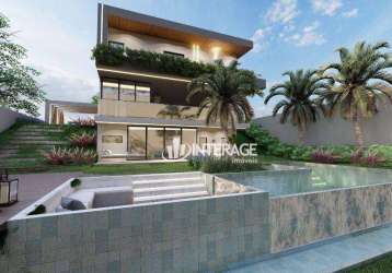 Casa com 4 dormitórios à venda, 430 m² por r$ 4.900.000,00 - popular nova - campo largo/pr