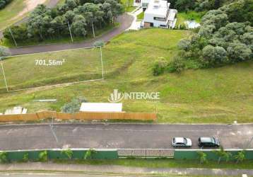 Terreno à venda, 701 m² por r$ 900.000,00 - campo novo - campo magro/pr