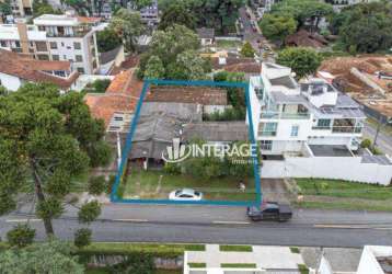 Terreno à venda, 378 m² por r$ 1.150.000,00 - bigorrilho - curitiba/pr