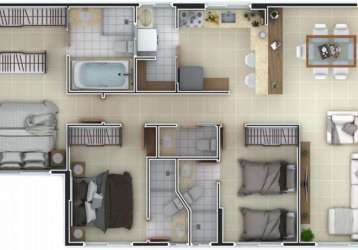 Apartamento para venda em condomínio clube di maria, com excelente acabamento em neópolis, natal/rn.