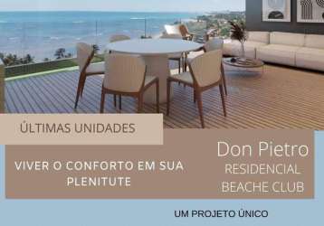 Apartamento à venda 4 suites pé na areia  no bairro garça torta - maceió/al