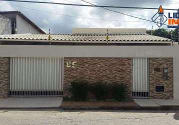 Casa residencial para venda, em rua pública, parque ipê, feira de santana, 2 suítes, 2 salas, 2 banheiros, 3 vagas de garagem, 150