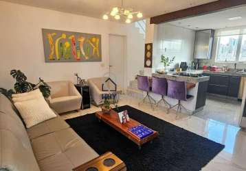 Cobertura com 2 quartos à venda na rua mangabeira, 320, santo antônio, belo horizonte por r$ 870.000