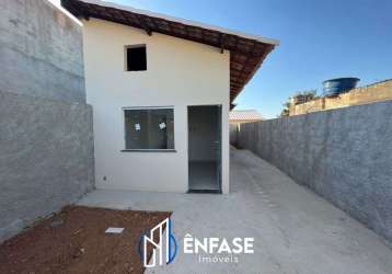 Casa com 2 dormitórios à venda, 50 m² por r$ 270.000,00 - resplendor - igarapé/mg