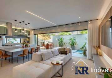 Casa em condomínio fechado com 3 quartos à venda na ipanema, 5, jardim atlântico, goiânia por r$ 1.405.000