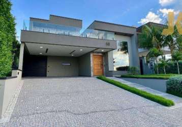 Casa com 4 dormitórios à venda, 270 m² por r$ 2.400.000,00 - condomínio residencial lago da barra - jaguariúna/sp