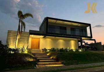 Casa com 4 dormitórios à venda, 584 m² por r$ 5.400.000,00 - residencial haras patente - jaguariúna/sp