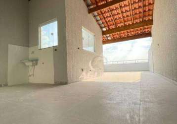Cobertura com 2 dormitórios à venda, 50 m² por r$ 465.000,00 - utinga - santo andré/sp