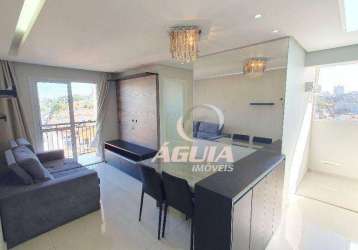 Apartamento com 2 dormitórios à venda, 46 m² por r$ 360.000,00 - parque jaçatuba - santo andré/sp