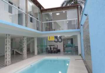 Pousada com 9 dormitórios à venda, 435 m² por r$ 1.600.000,00 - perequê-açu - ubatuba/sp