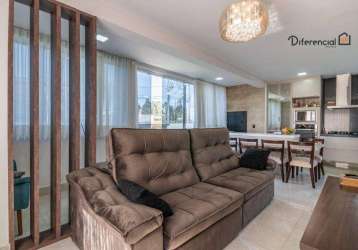 Apartamento à venda todo mobiliado com 3 dormitórios, 108 m² por r$ 899.900 - atuba - curitiba/pr