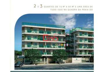 Apartamento com 3 dormitórios à venda, 96 m² por r$ 950.000,00 - vila nova - cabo frio/rj