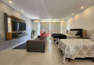 3 flats com 1 dormitórios cada venda, 135 m² por r$ 550.000 - cond passaros - cabo frio/rj