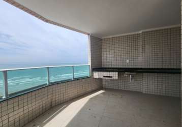 Apartamento para venda  3 quartos 2 suítes lazer completo frente mar no maracanã - praia grande - sp