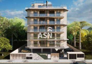 Lançamento de apartamento garden com 2 dormitórios à venda, 96 m² por r$ 450.000 - costazul - rio das ostras/rj