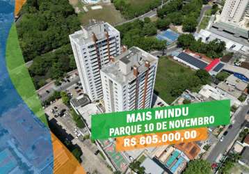 Apartamento com 3 quartos à venda na rua professor samuel benchimol, 543, parque 10 de novembro, manaus, 82 m2 por r$ 605.000