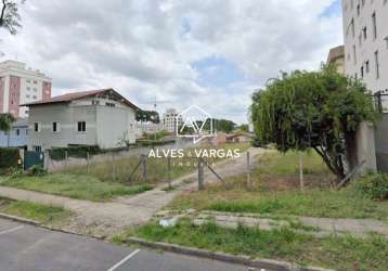 Terreno à venda na rua tabajaras, 252, vila izabel, curitiba, 900 m2 por r$ 3.200.000