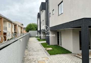 Casa em condomínio fechado com 3 quartos à venda na rua joel pedrini, 263, uberaba, curitiba por r$ 650.000