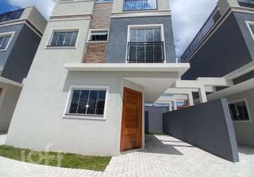 Casa com 3 quartos à venda na rua arcanjo são rafael, 69, sítio cercado, curitiba, 82 m2 por r$ 499.900