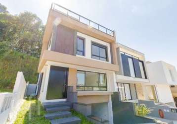 Casa em condomínio fechado com 3 quartos à venda na rua paulo pampuche, 315, campo comprido, curitiba, 232 m2 por r$ 1.750.000