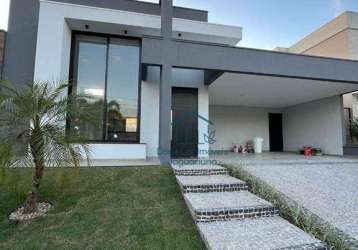 Casa com 3 dormitórios, 188 m² - venda por r$ 1.180.000,00 ou aluguel por r$ 7.790,00/mês - condomínio villa guedes  - jaguariúna/sp
