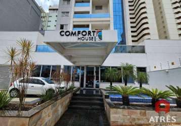 Apartamento com 1 dormitório para alugar, 39 m² por r$ 2.030,00/mês - setor central - goiânia/go
