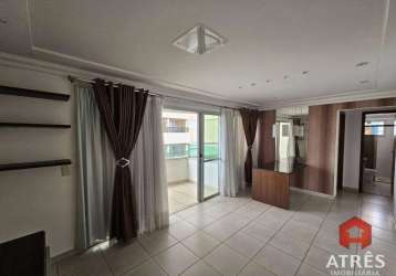 Apartamento com 2 dormitórios para alugar, 68 m² por r$ 3.130,00/mês - setor bueno - goiânia/go