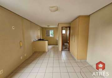 Flat com 1 dormitório para alugar, 25 m² por r$ 1.085,00/mês - setor bueno - goiânia/go