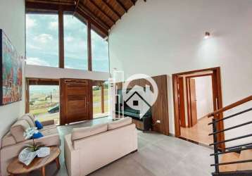 Exuberante sobrado  com 5 dormitórios à venda, 600 m² por  - cond. village paraibuna - paraibuna/sp