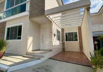 Casa com 3 quartos à venda, 124 m² por r$ 690.000 - itaipu - niterói/rj