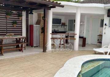 Casa à venda, 260 m² por r$ 2.300.000,00 - camboinhas - niterói/rj