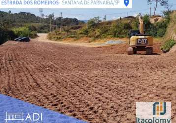 Terreno industrial venda 6.400  m² - estrada dos romeiros - santana de parnaíba/sp