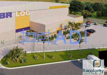 Galpão industrial logístico locação -  4.200 m² - juiz de fora - mg