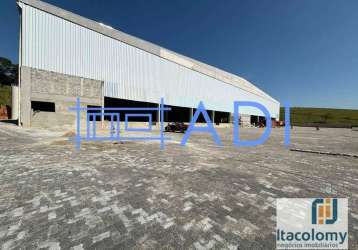 Galpão industrial locação - 8.660 m² - extrema - mg