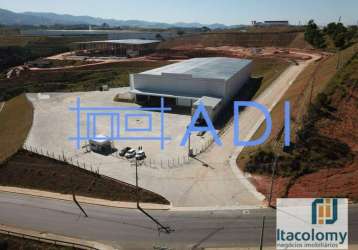 Galpão industrial logístico para locação - 5.200 m² - extrema - mg
