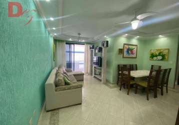 Apartamento com 3 dormitórios, 136 m² - venda por r$ 750.000,00 ou aluguel por r$ 5.672,00/mês - tupi - praia grande/sp