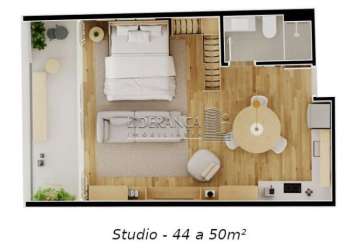 Apartamento com 1 quarto à venda na rodovia virgílio várzea, --, saco grande, florianópolis por r$ 490.000