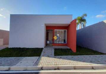 Casa com 3 dormitórios à venda, 59 m² por r$ 270.000,00 - parque do embu - colombo/pr