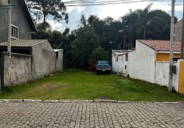Terreno em condomínio fechado à venda na rua baptista ramos, 170, atuba, pinhais por r$ 390.000