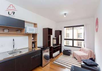 Apartamento com 1 dormitório para alugar, 26 m² por r$ 1.980/mês - batel - curitiba/pr