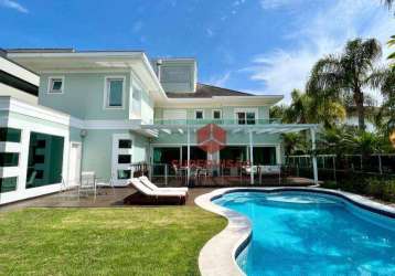 Casa à venda, 573 m² por r$ 14.000.000,00 - jurerê internacional - florianópolis/sc