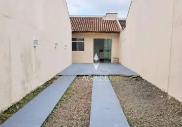 Casa com 2 dormitórios à venda, 48 m² por r$ 260.000,00 - eucaliptos - fazenda rio grande/pr