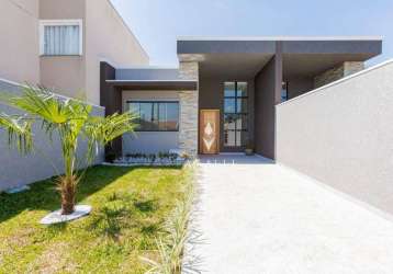 Casa com 3 dormitórios à venda, 90 m² por r$ 469.000,00 - santa terezinha - fazenda rio grande/pr
