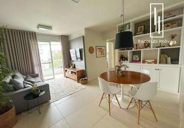 Apartamento com 2 quartos à venda na servidão do palmeiras, 205, itacorubi, florianópolis por r$ 830.000