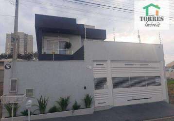Sobrado com 4 dormitórios à venda, 210 m² por r$ 999.000,00 - vila branca - jacareí/sp