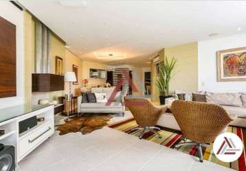 Apartamento com 3 quartos à venda, 160 m² por r$ 2.890.000 - jurerê internacional - florianópolis/sc