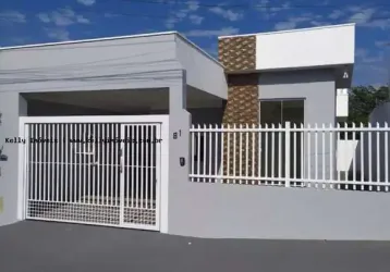 Casa para venda em presidente prudente, residencial maré mansa, 3 dormitórios, 1 suíte, 2 banheiros, 2 vagas