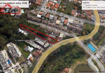 Terreno à venda, 1320 m² por r$ 2.100.000,00 - são lourenço - curitiba/pr
