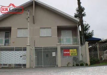 Sobrado com 3 dormitórios à venda, 112 m² por r$ 649.000 - orleans - curitiba/pr