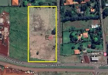 Terreno comercial (zc3) av. saul elkind, à venda r$. 7.200.000,00, com 15.998 m2, pq. agro ind m